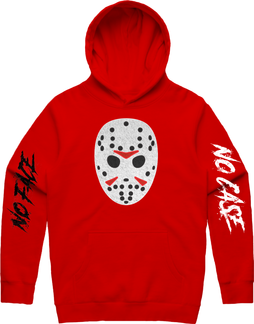 No Face No Case Hoodie w/ Chenille Patch