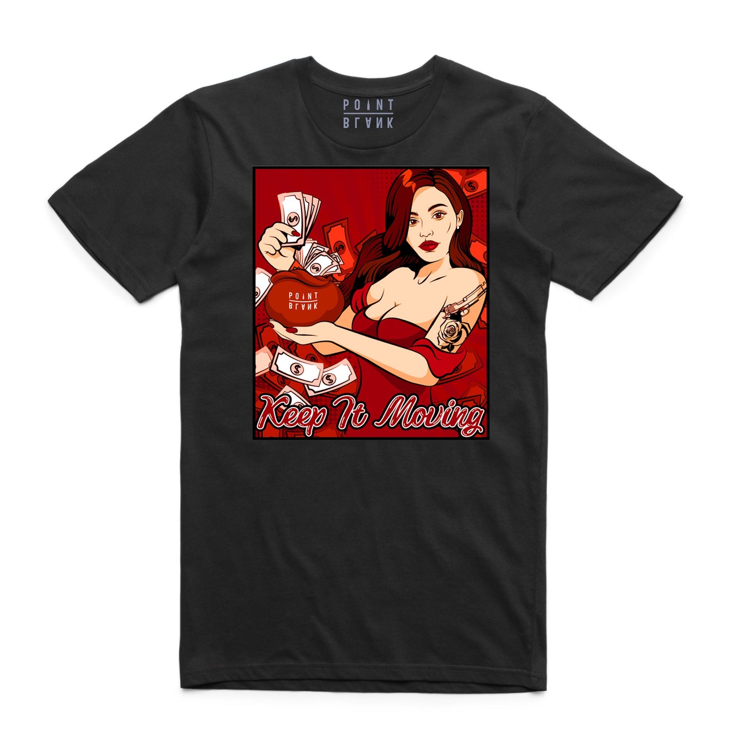 Keep It Moving Pop Art T-Shirt