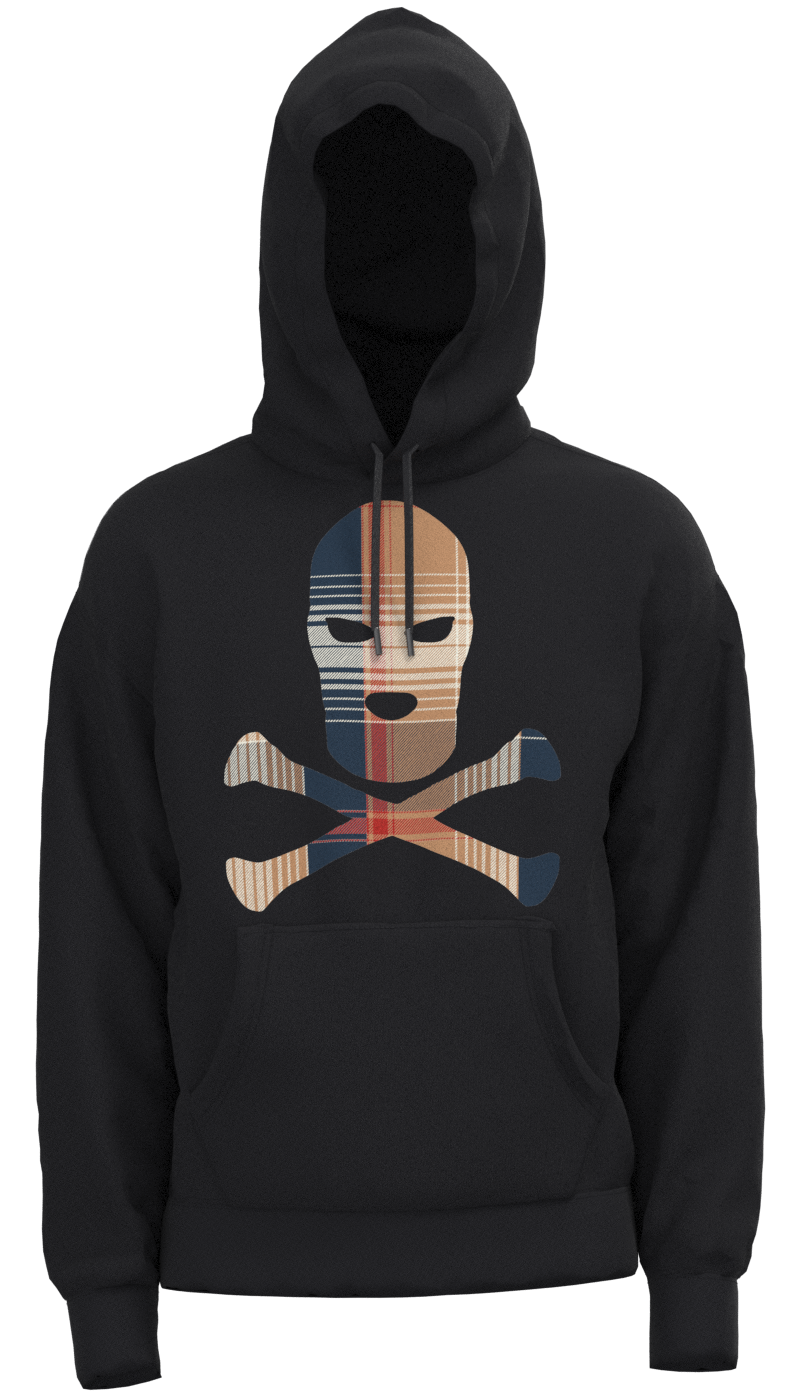 Plaid Logo Hoodie