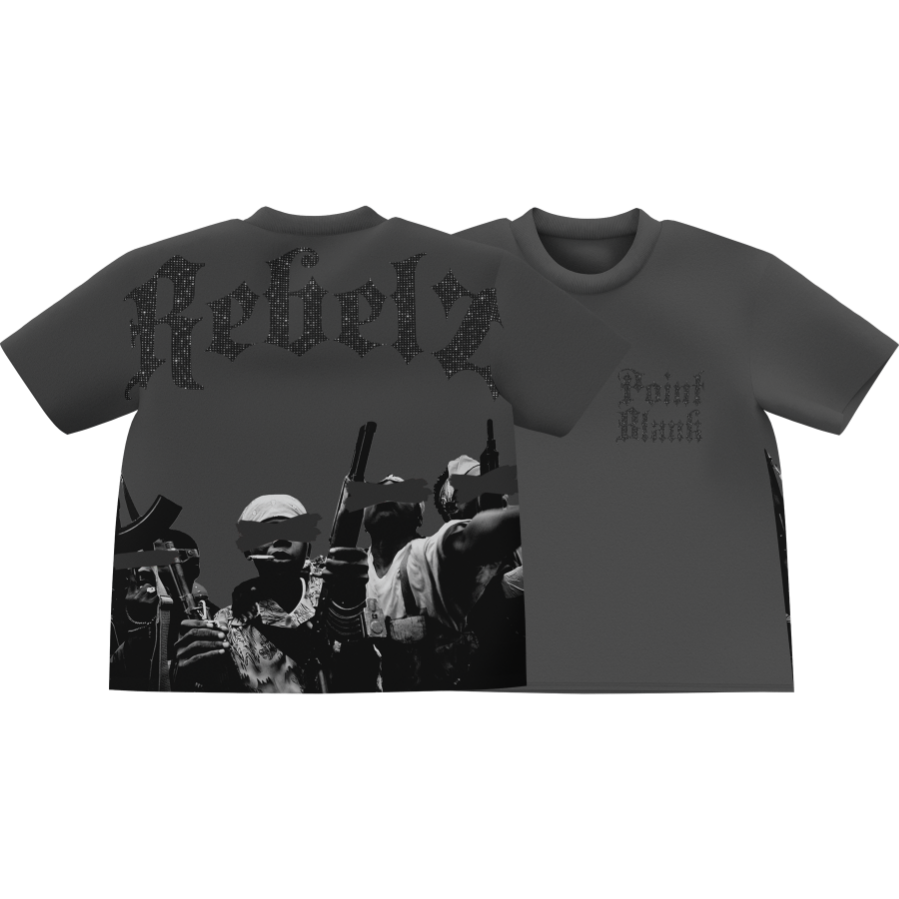 REBELZ LUXE RHINESTONE T-SHIRT