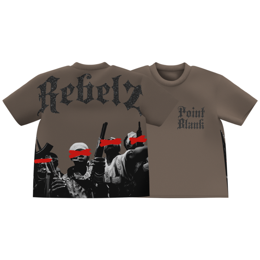 REBELZ LUXE RHINESTONE T-SHIRT