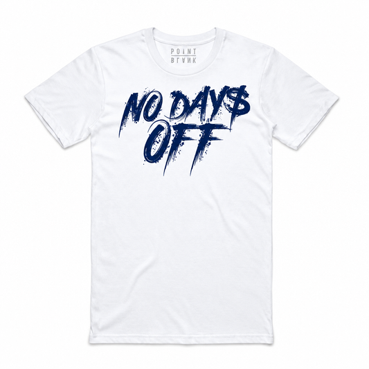 No Days Off - White