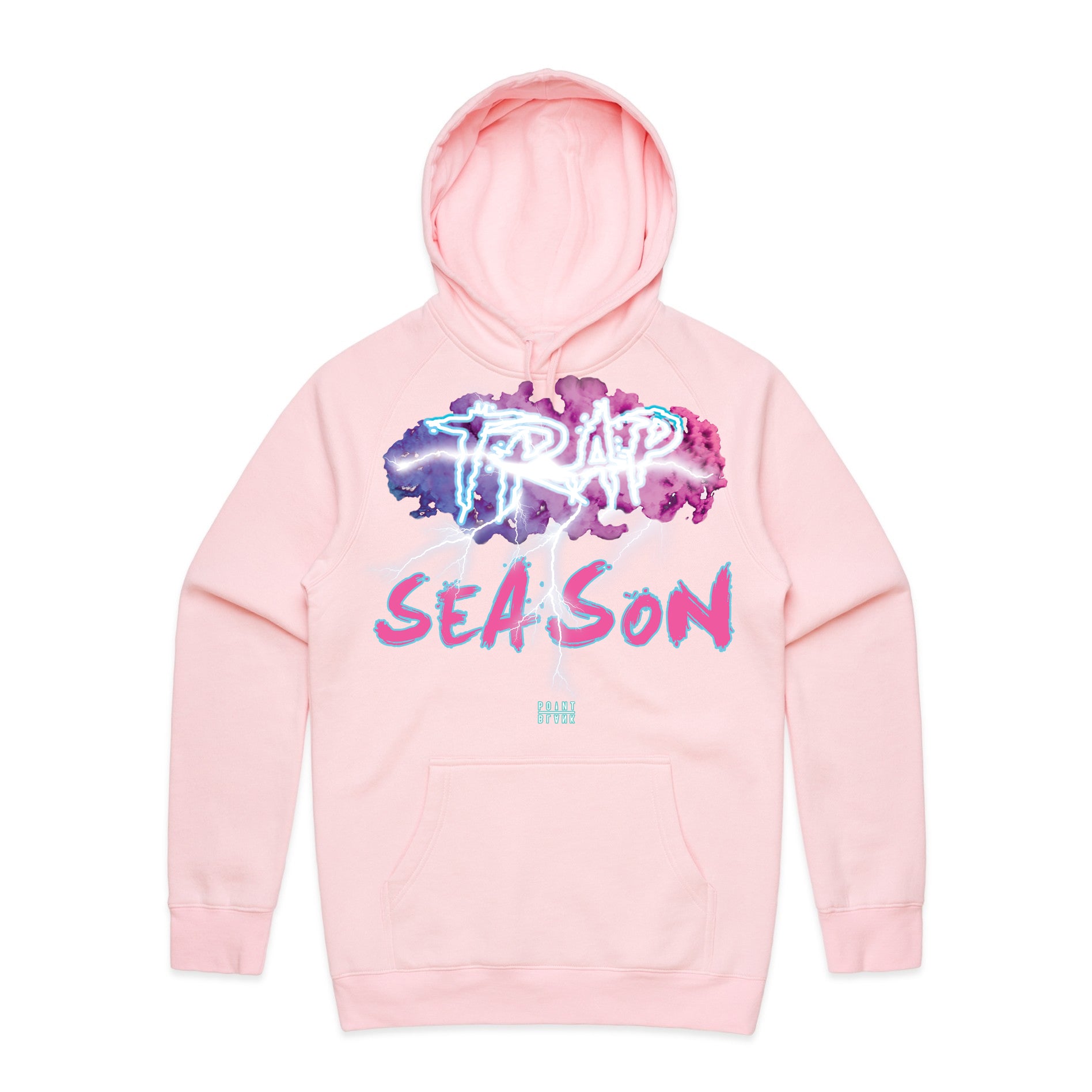 Pink hot sale trap hoodie