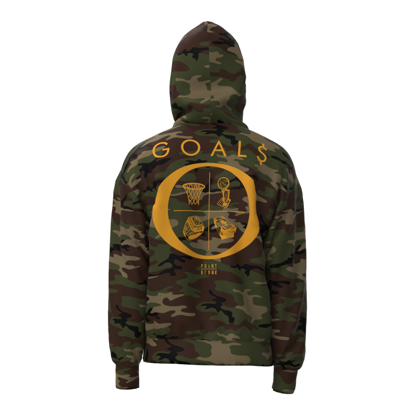 Goals Hoodie - Camo / Gold