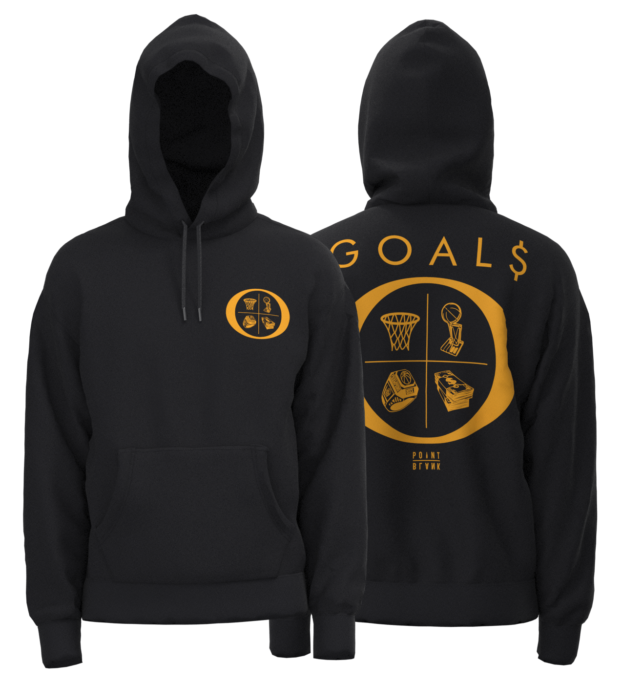 Goals Hoodie - Gold