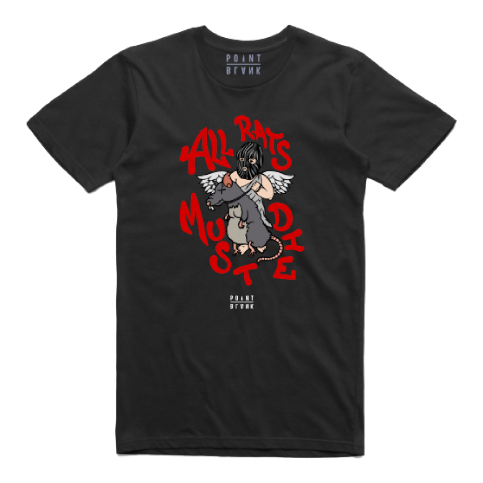 All Rats Must Die T-Shirt - Black – pointblankclothing