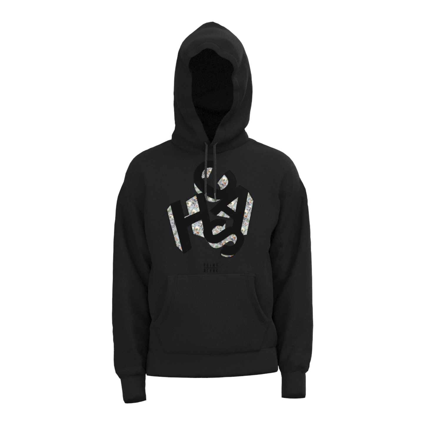 Cash Block Hoodie - Black