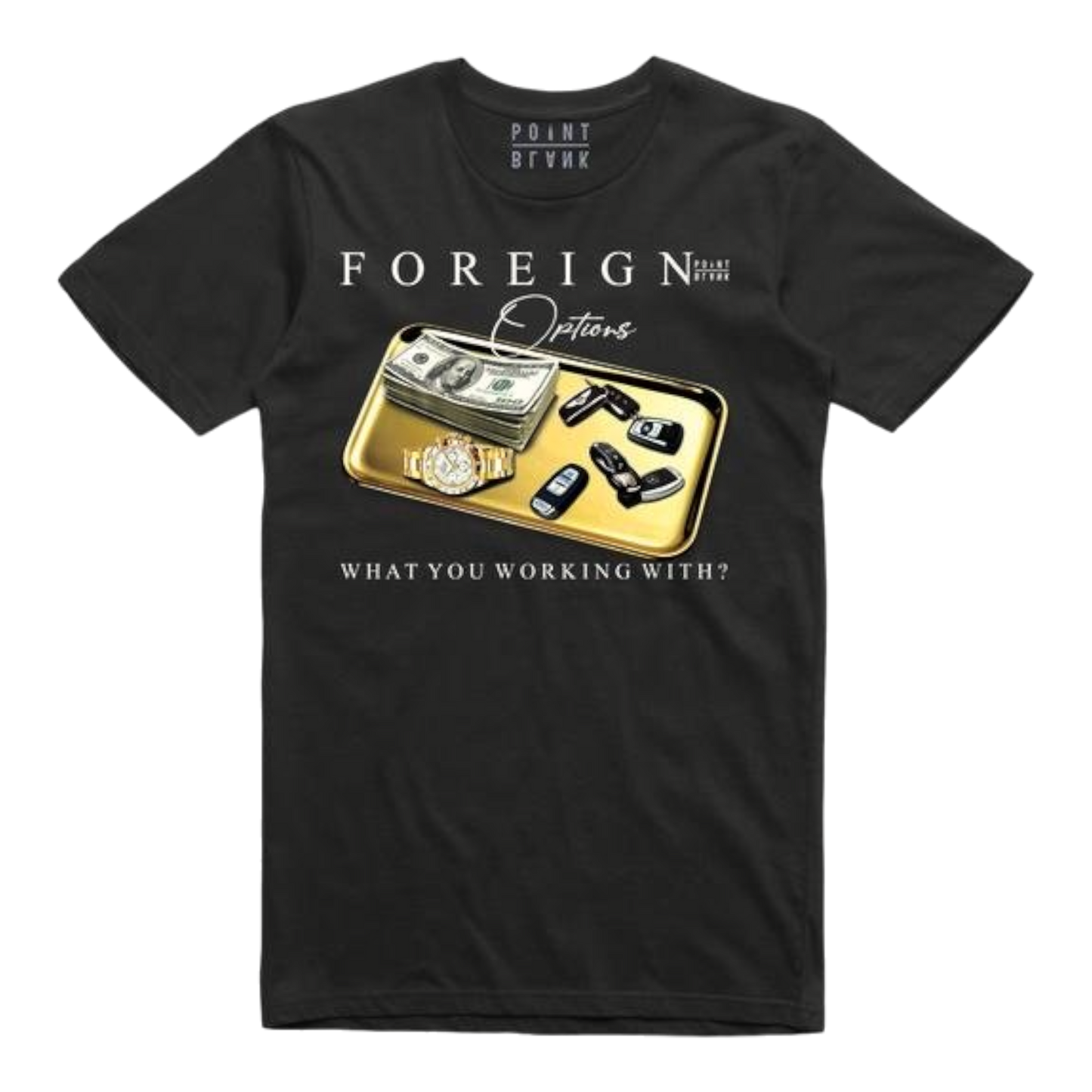 Foreign Options T-Shirt - Black