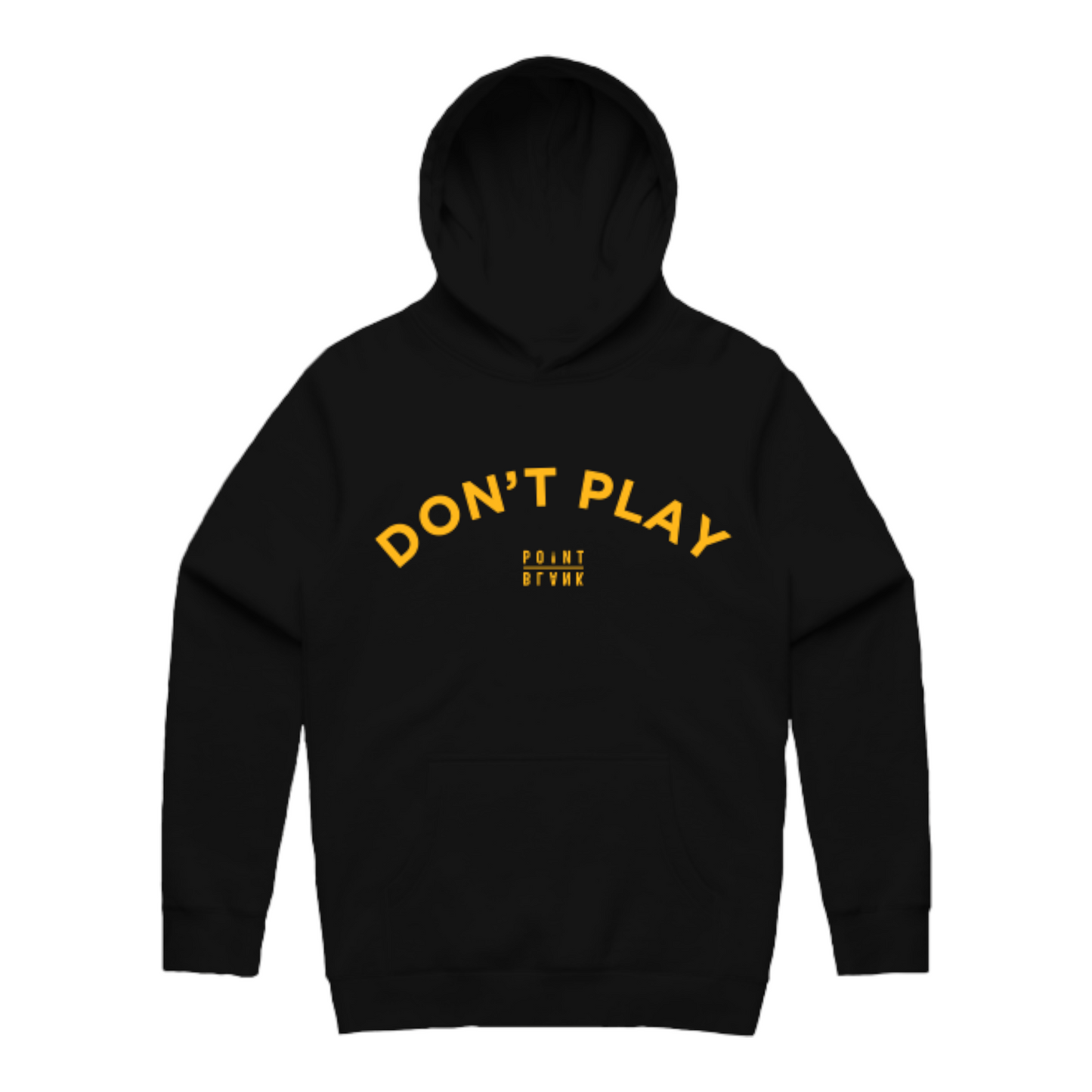 Don't Play 2.0 Hoodie - Black / Gold