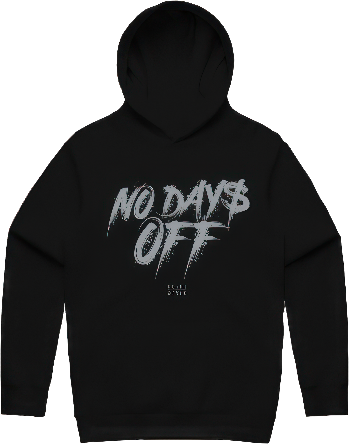 No Days Off Hoodie - Black / Gray