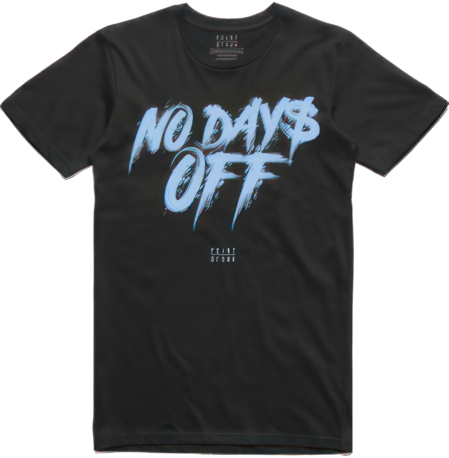 No Days Off T-Shirt - Black / Ice