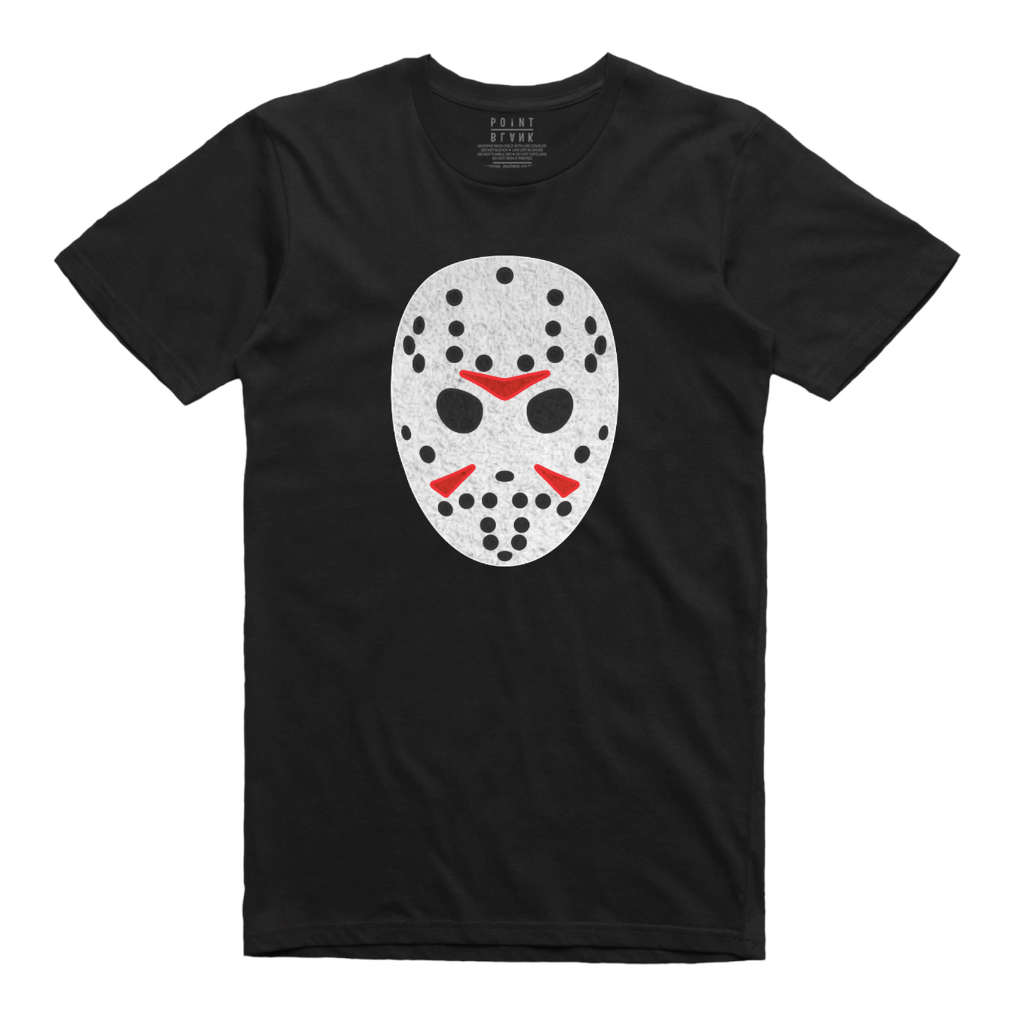 Jason Mask Chenille Patch T-Shirt - Black