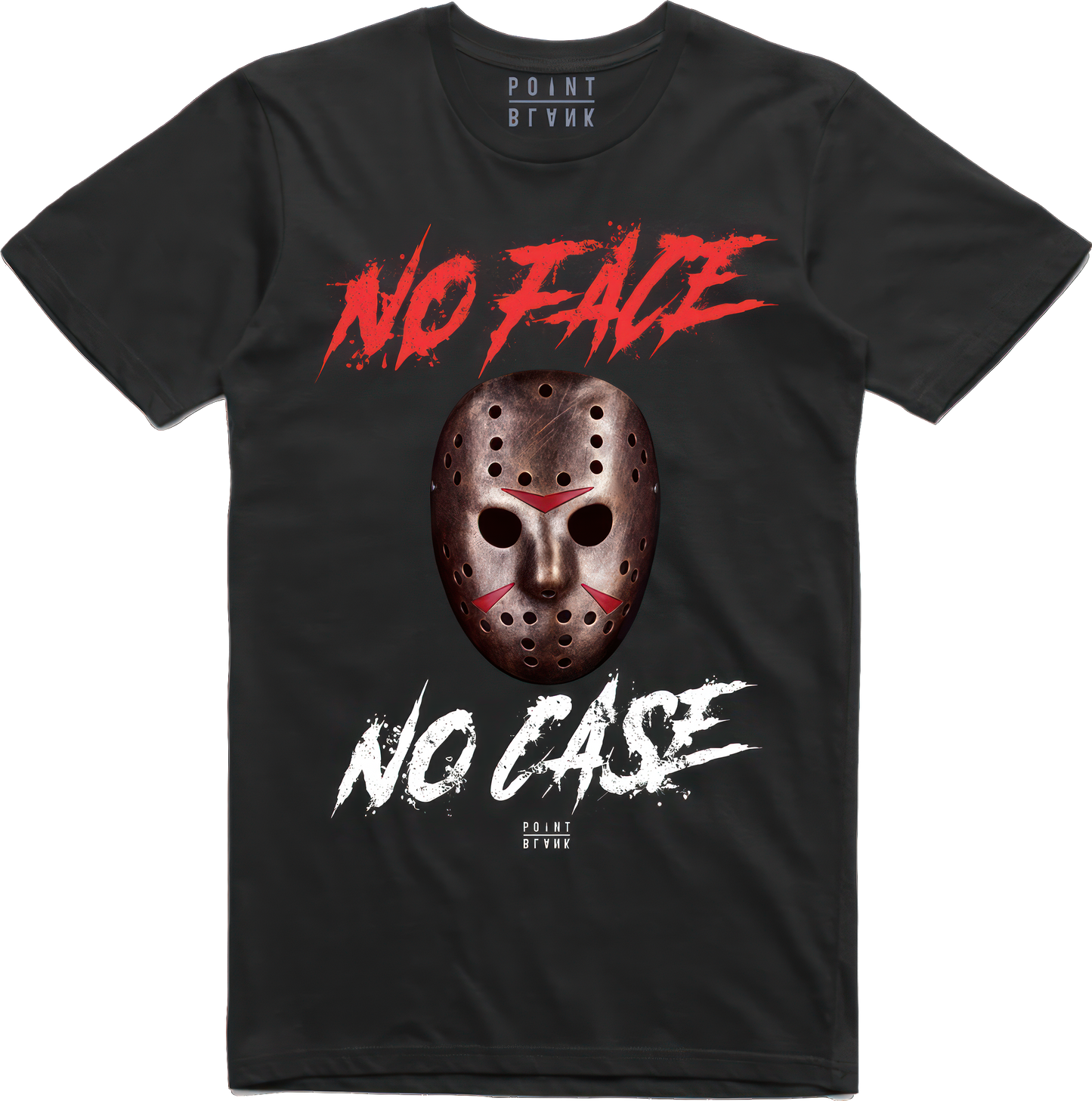 No Face No Case T-Shirt - Black