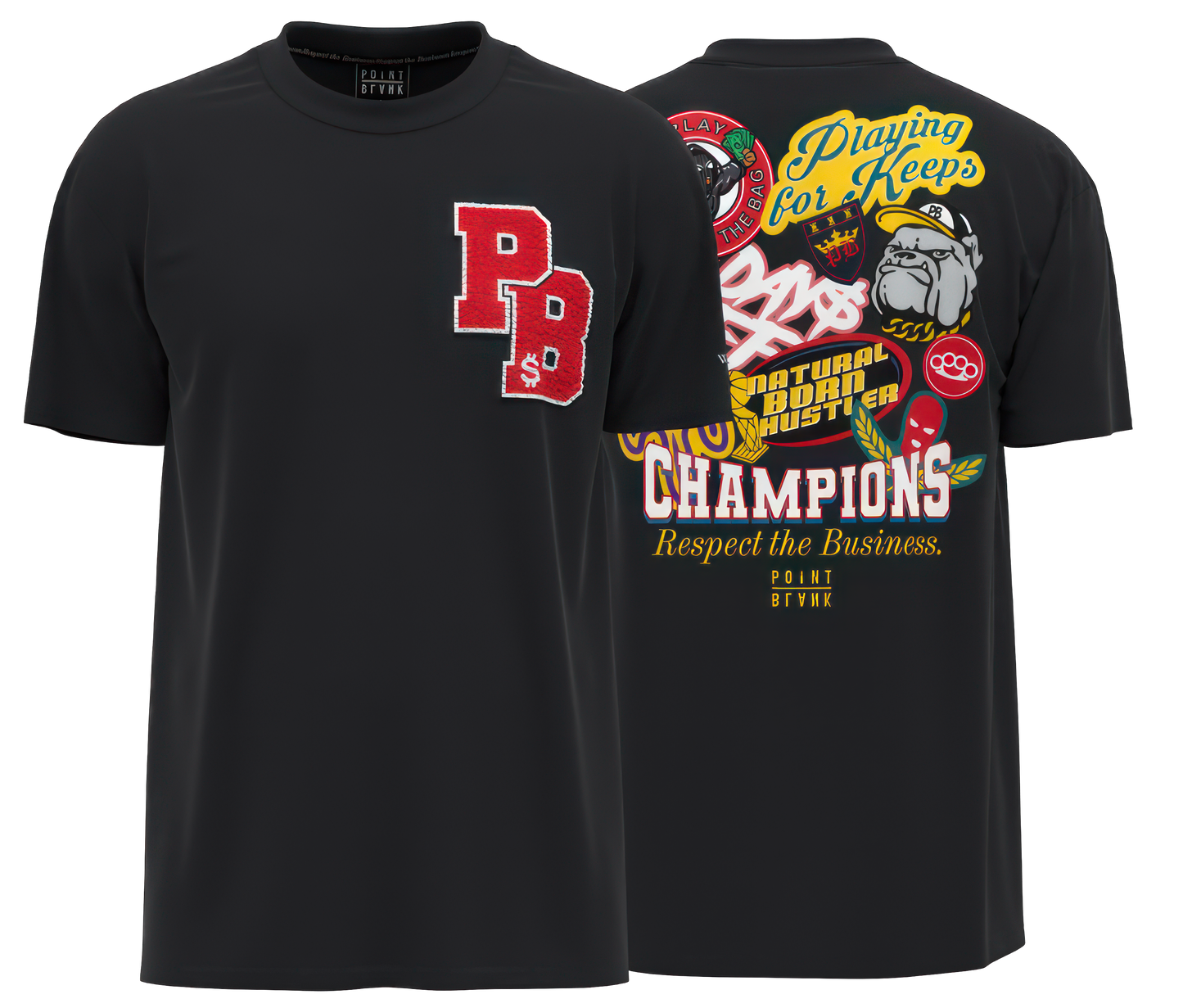 PB Champions T-Shirt - Black