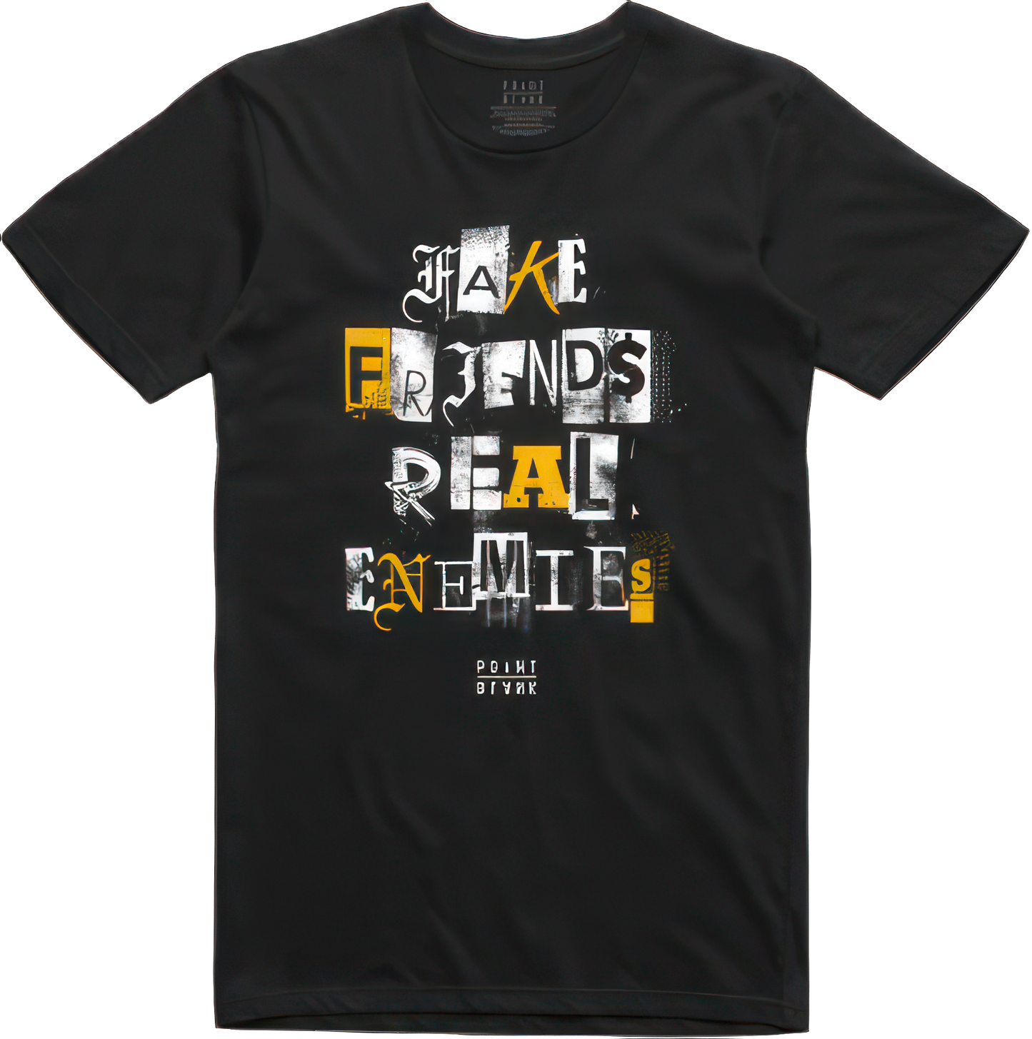 Ransom Fake Friend, Real Enemies T-Shirt - Black