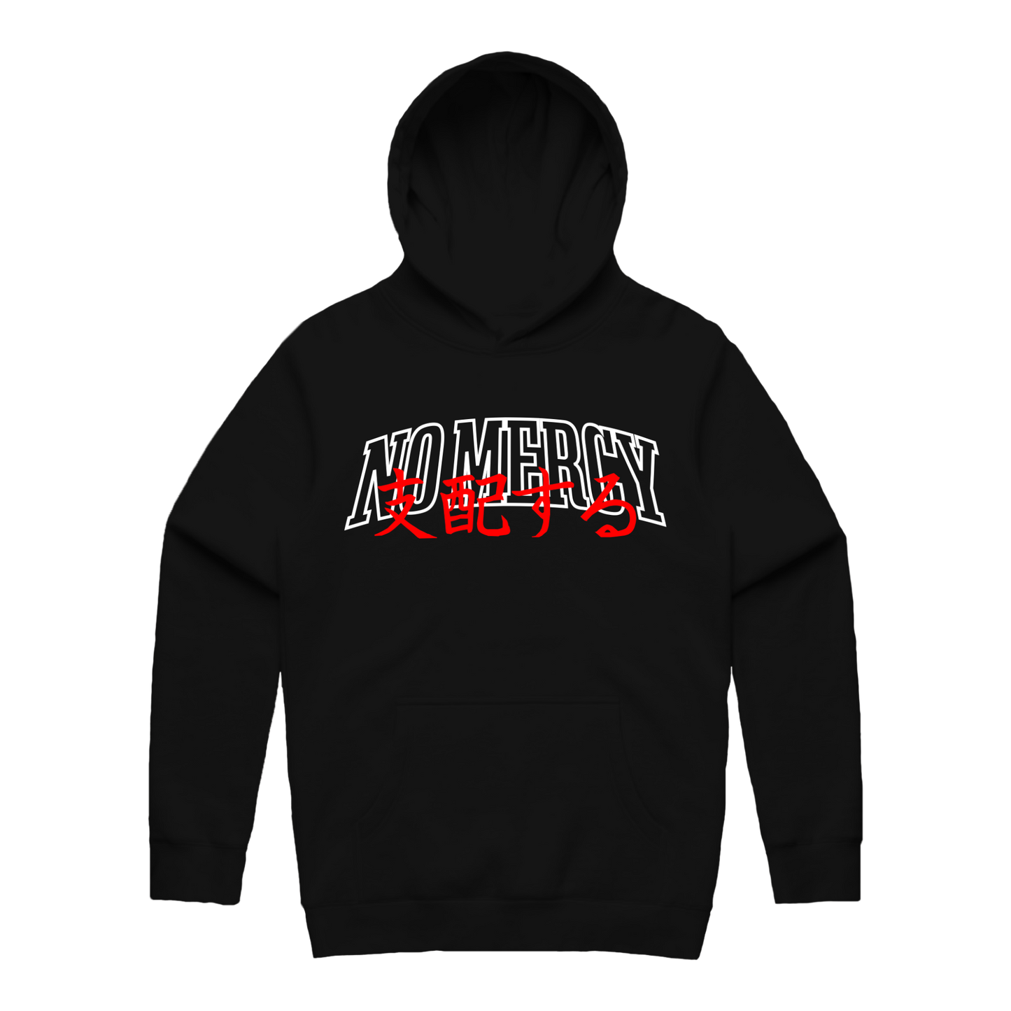 Asa Katana Hoodie - Black / Red