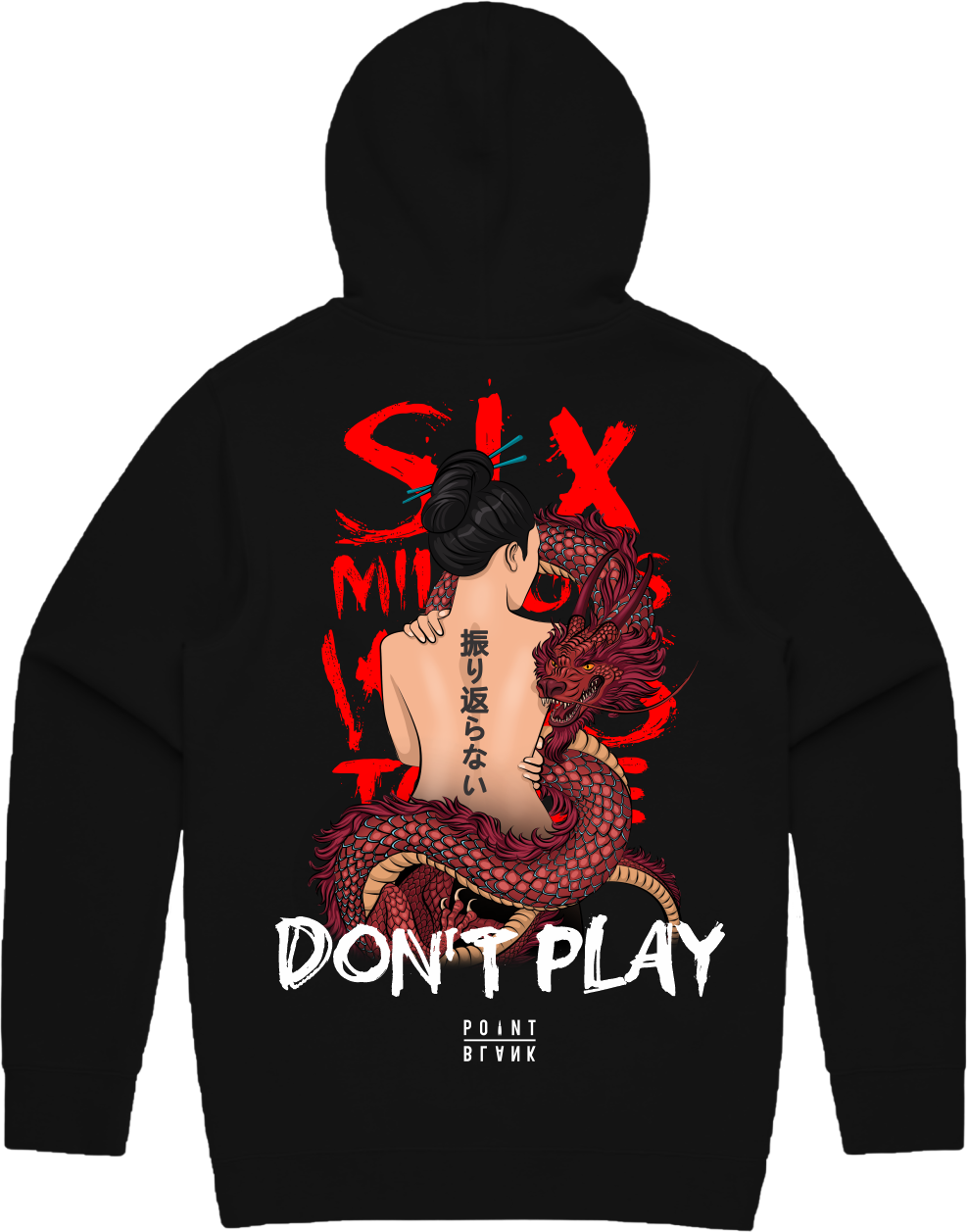 Dragon Lady Hoodie - Black