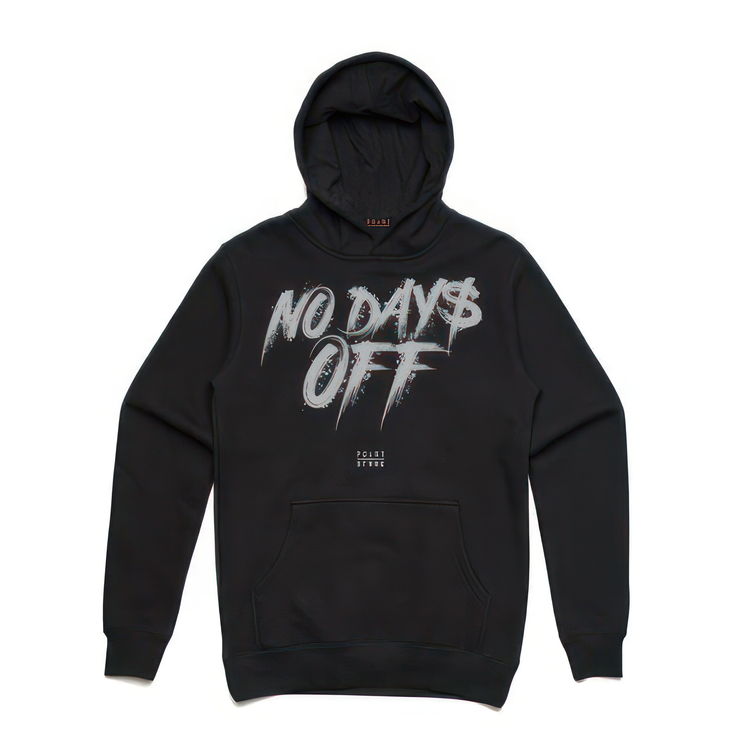 No Days Off Hoodie - Black / Silver