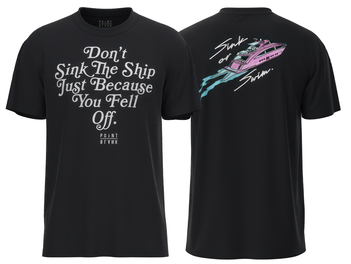 Sink or Swim T-Shirt - Black