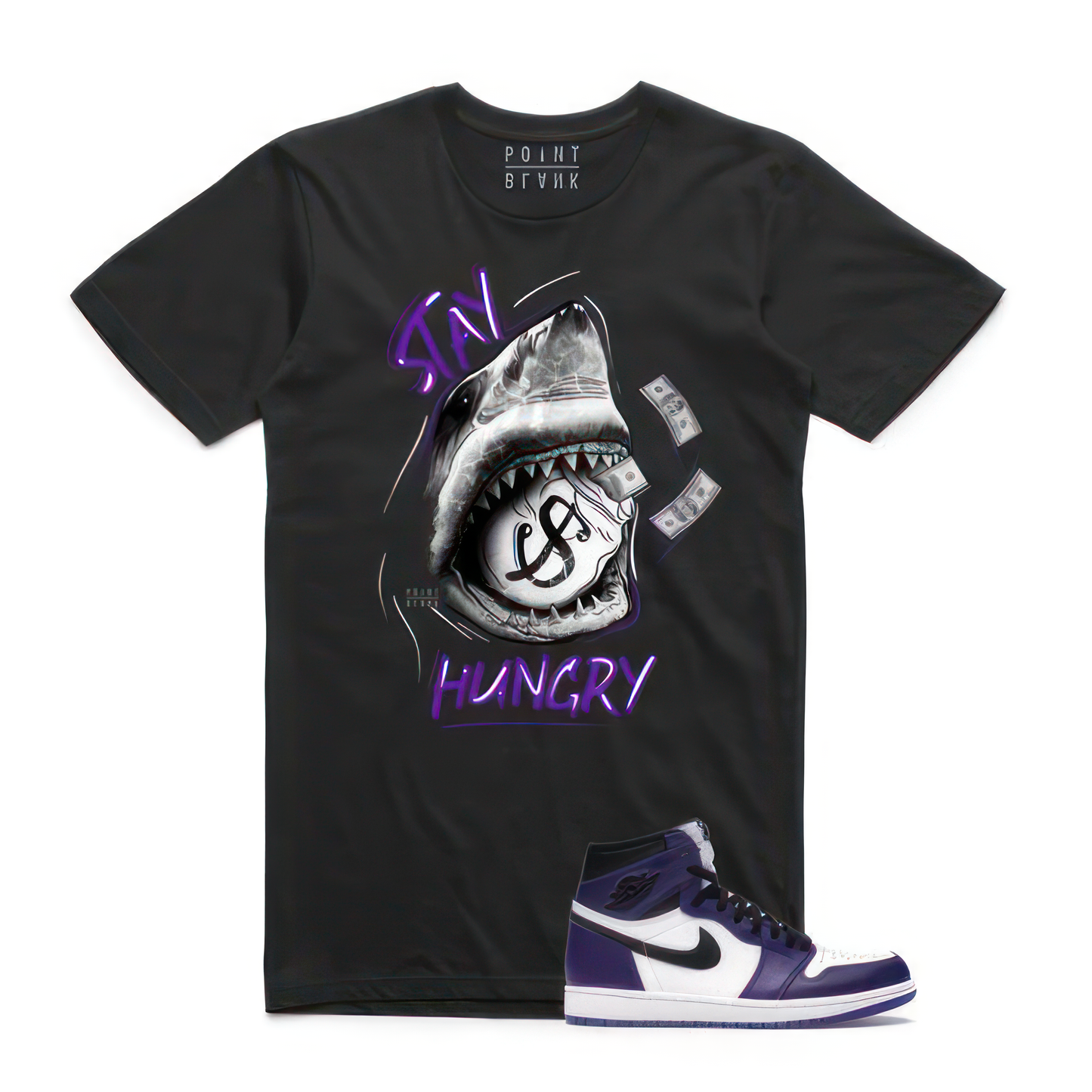 Stay Hungry T-Shirt - Black