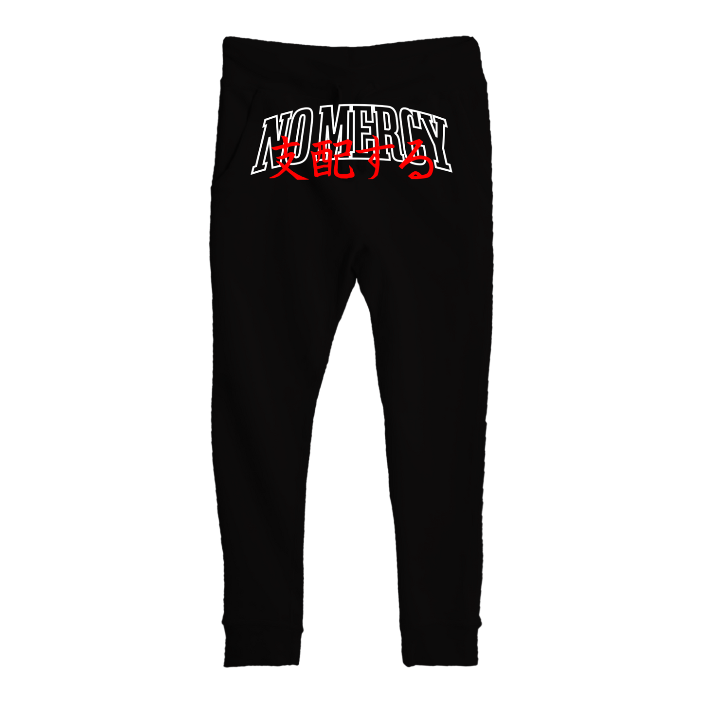 Asa Katana Sweatpants - Black / White / Red