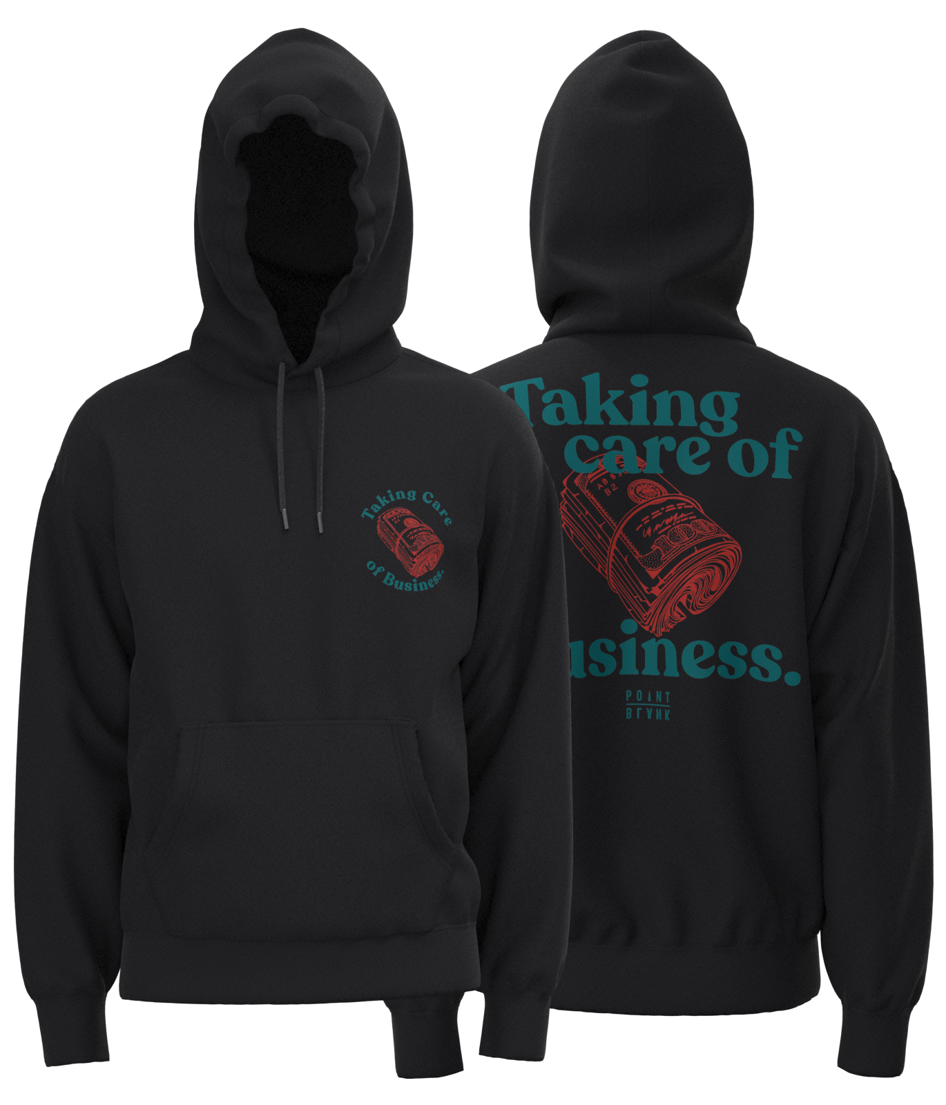 Taking Care of Business Hoodie - Black