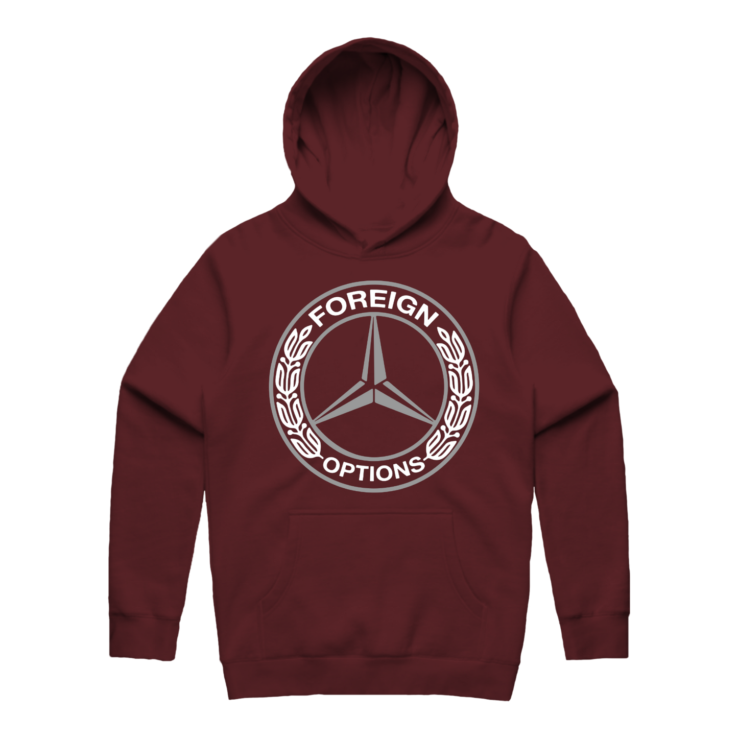 Benz Hoodie - Burgundy