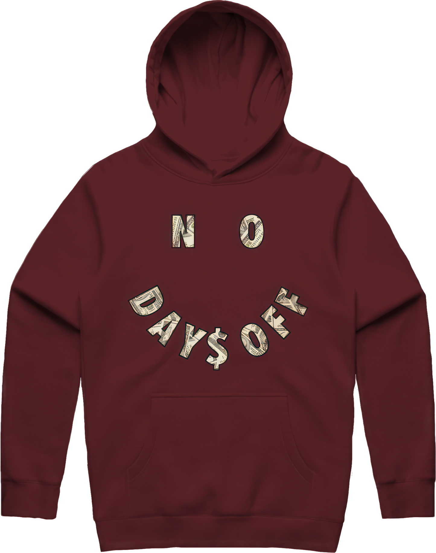 Smiley NDO Hoodie - Burgundy