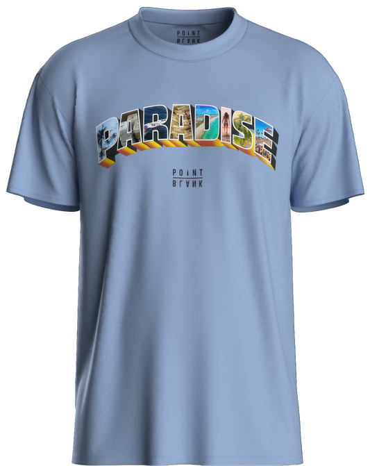 Postcard T-Shirt - Carolina Blue