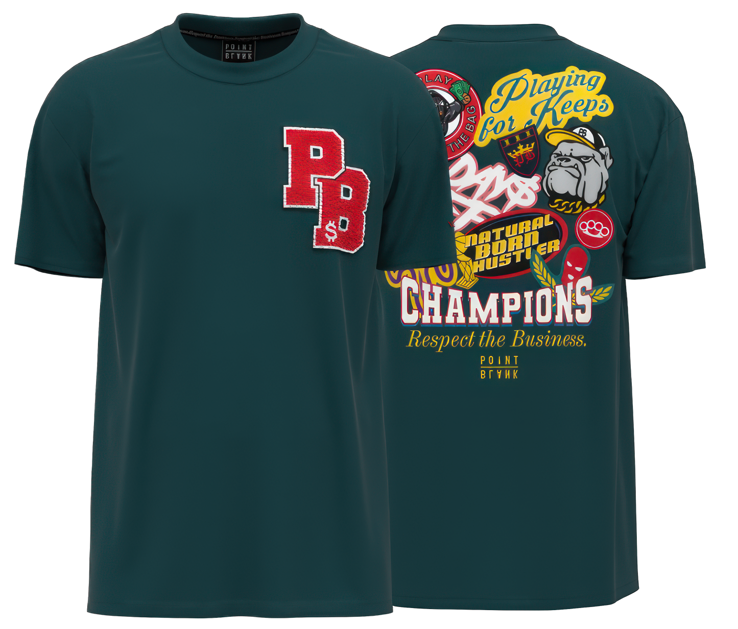 PB Champions T-Shirt - Deep Teal