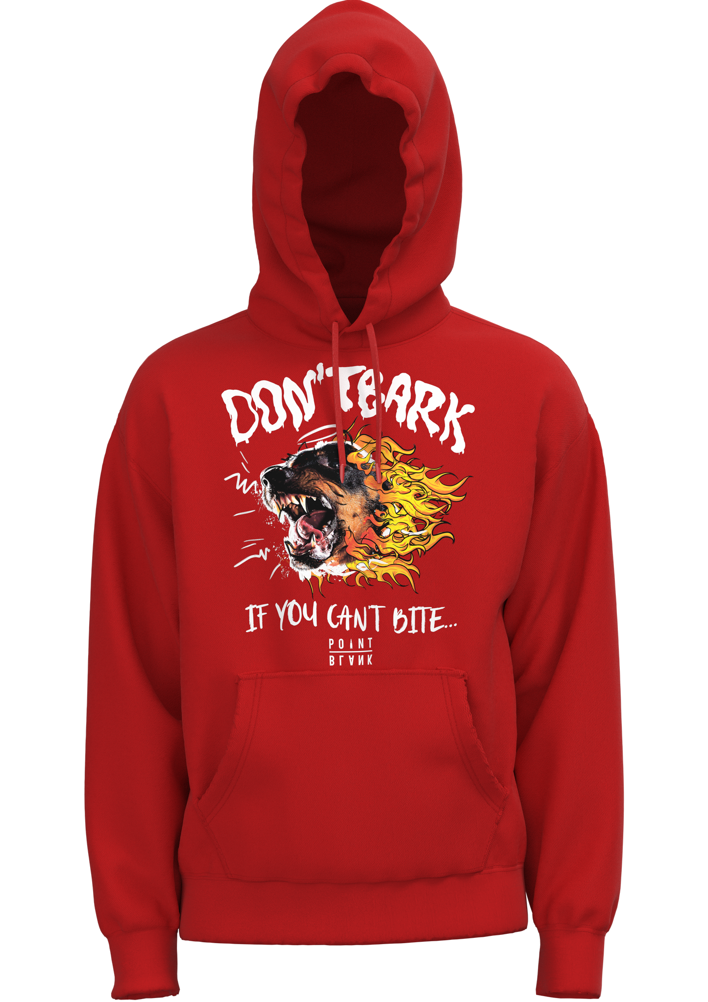 Dog Fire Hoodie - Red