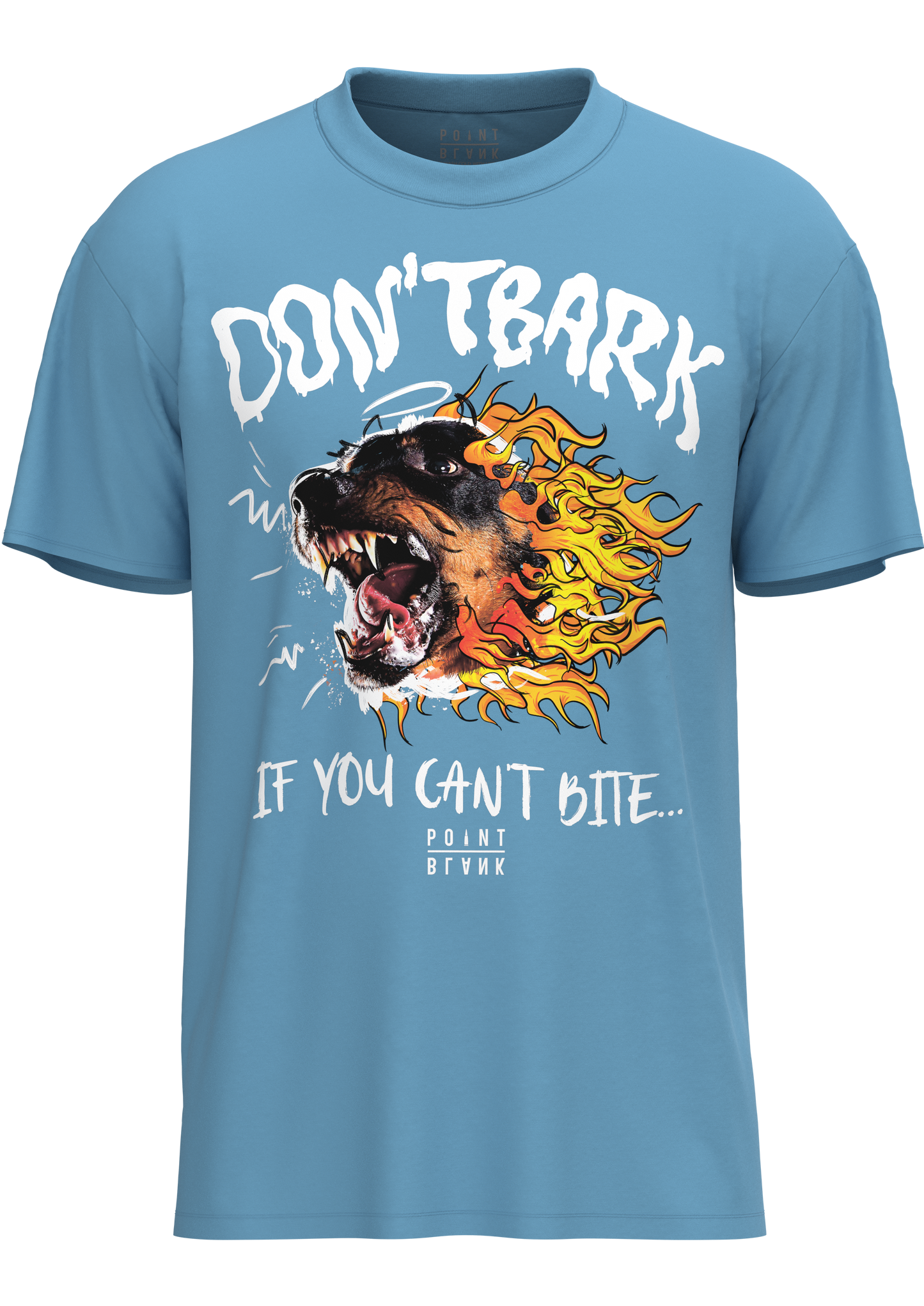 Dog Fire T-Shirt - Carolina Blue