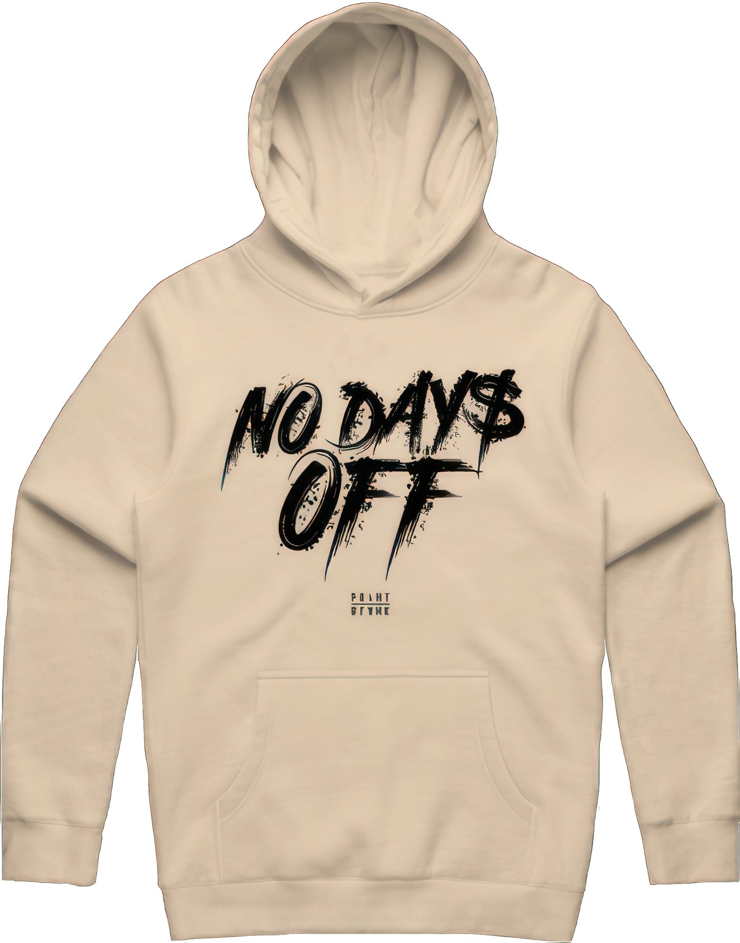 No Days Off Hoodie - Dust / Black