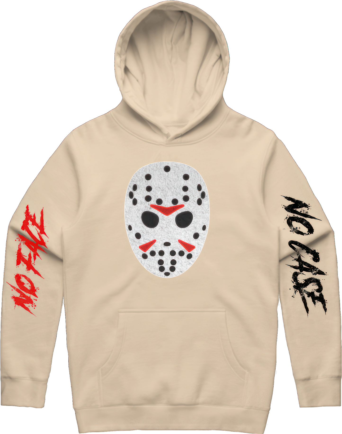 No Face No Case Hoodie w/ Chenille Patch - Dust