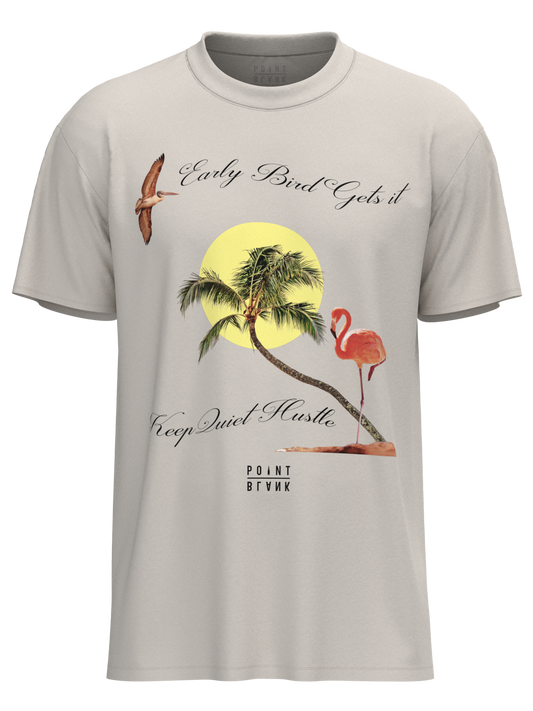 Early Bird Gets It T-Shirt - Natural