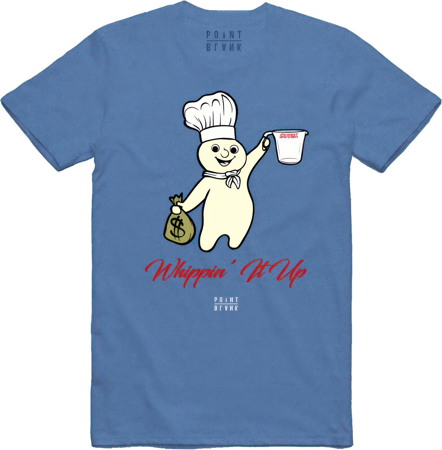 Whippin' IT Up T-Shirt - Heather Blue