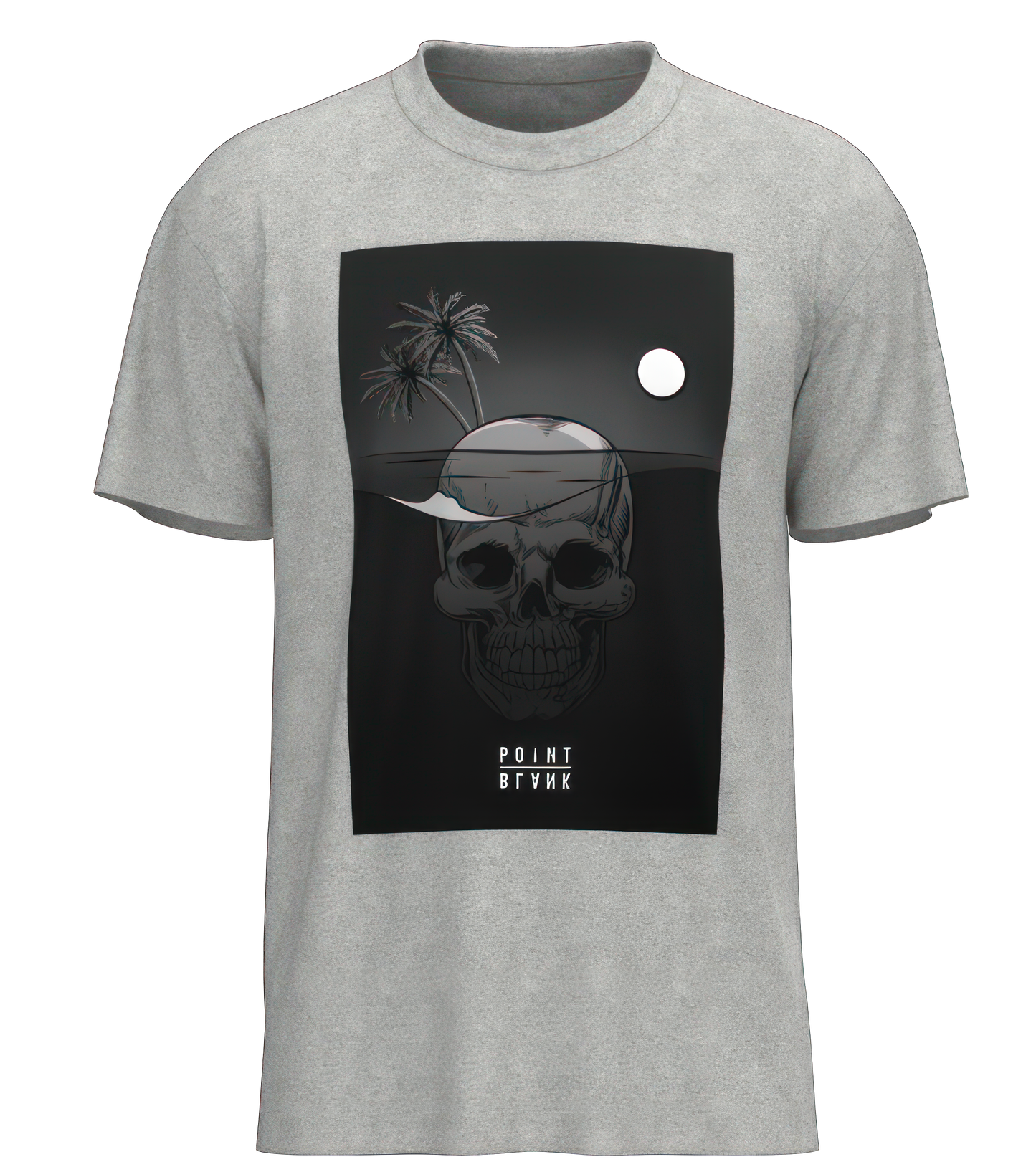 Skull Island T-Shirt - Heather Gray