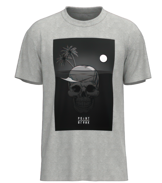 Skull Island T-Shirt - Heather Gray