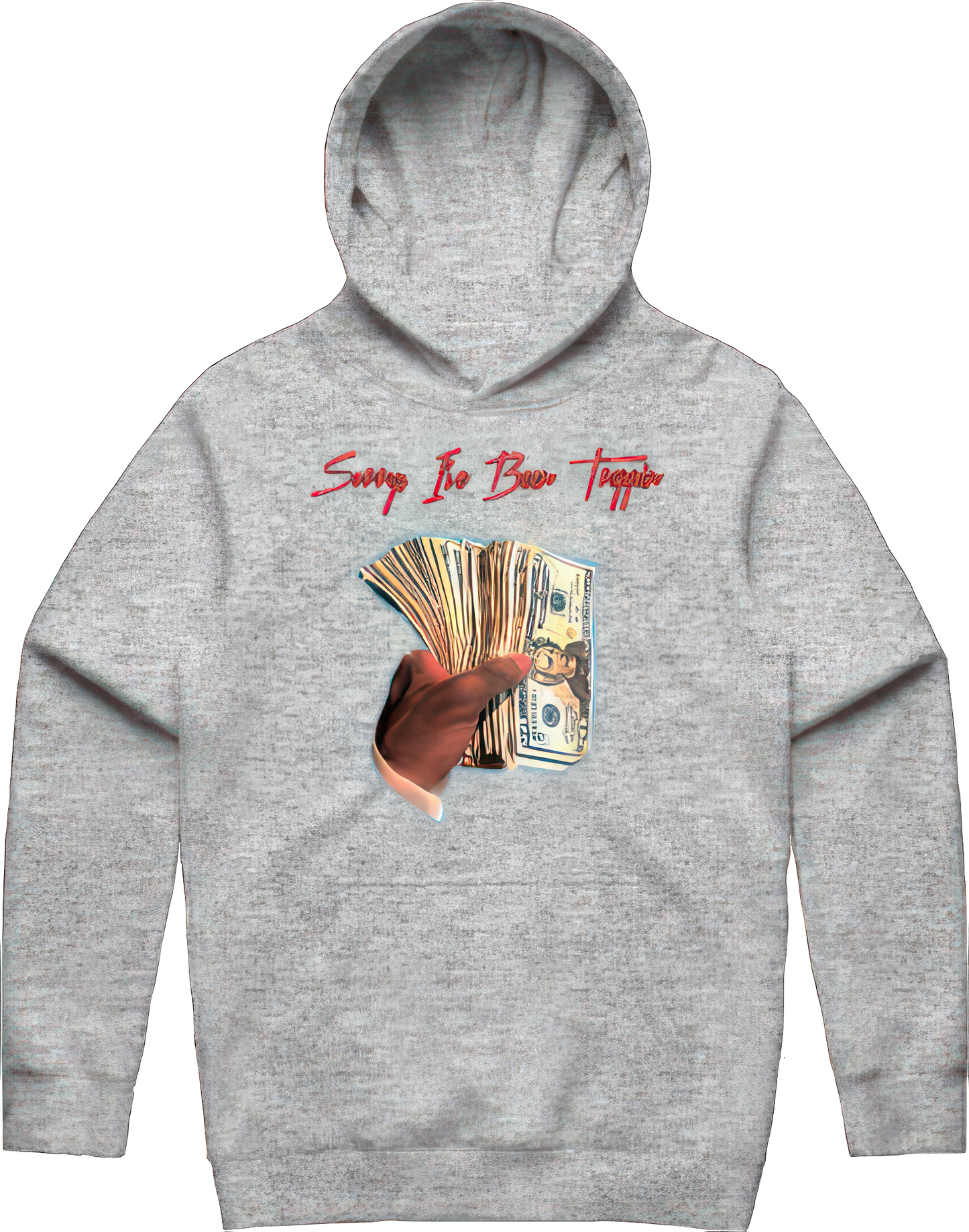 Sorry I've Been Trappin Hoodie - Heather Gray