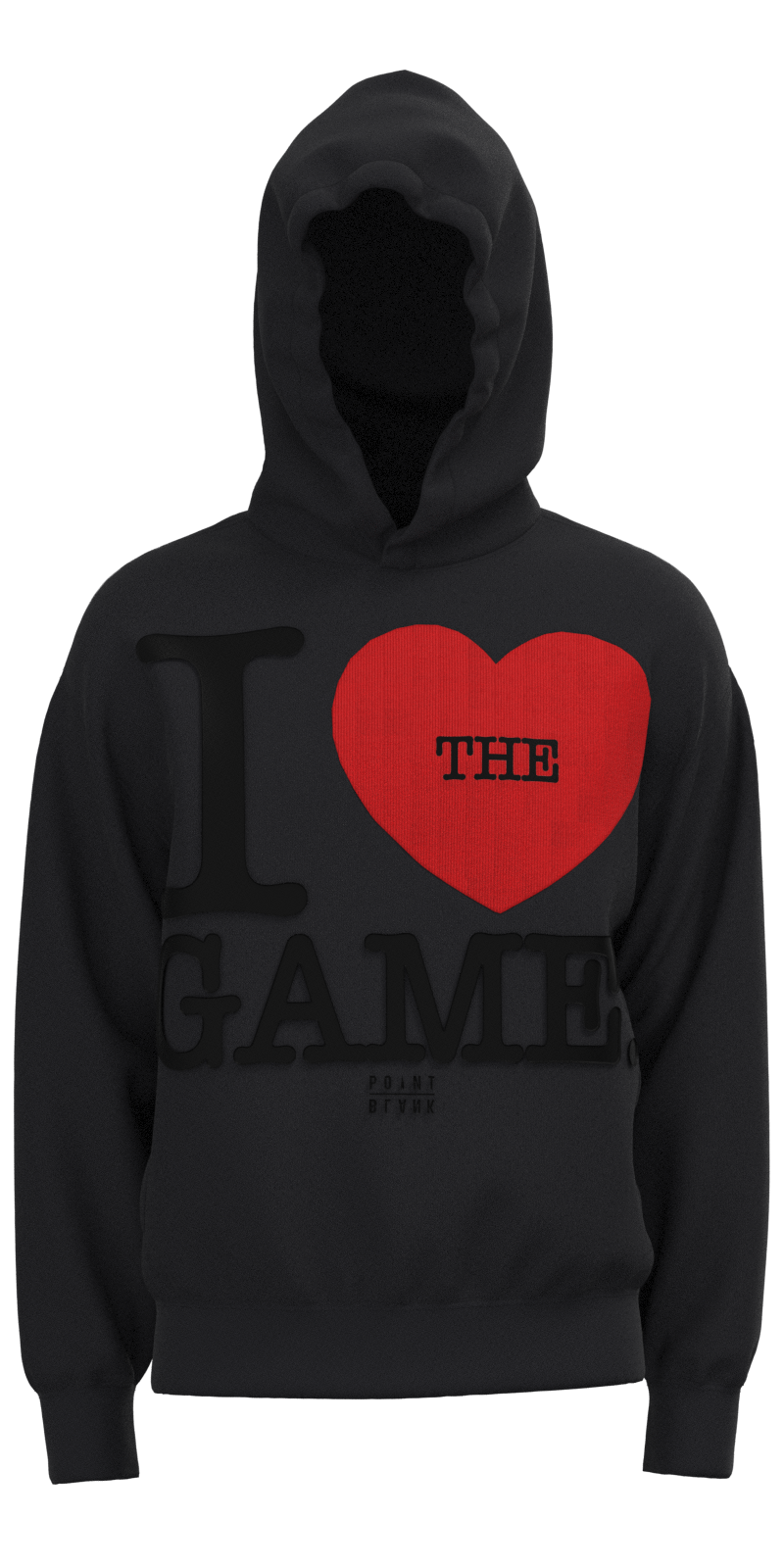 I Love The Game Hoodie (Black)