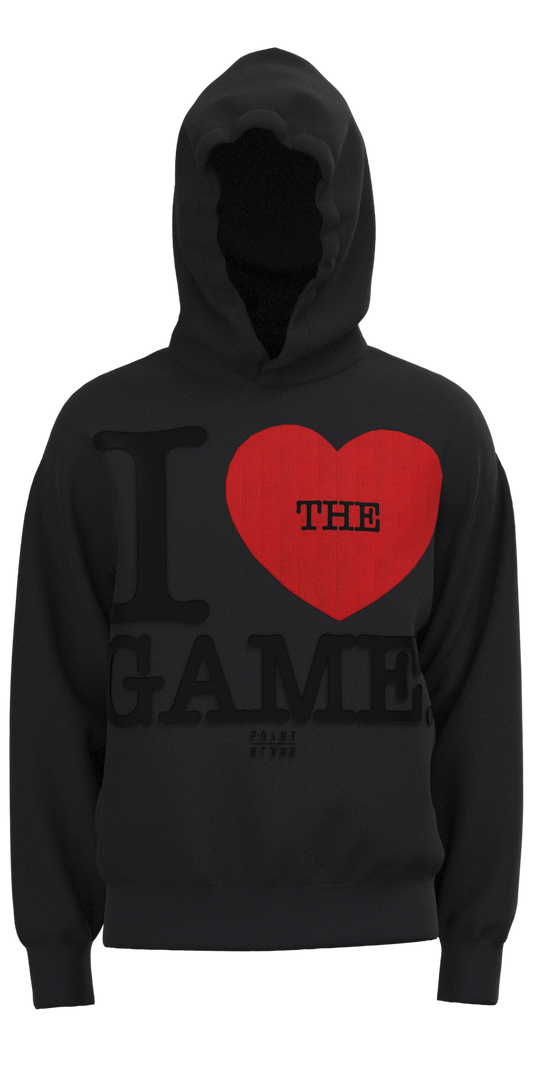 I Love The Game Hoodie (Black)