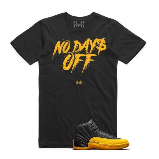 No Days Off Black / Gold T-Shirt