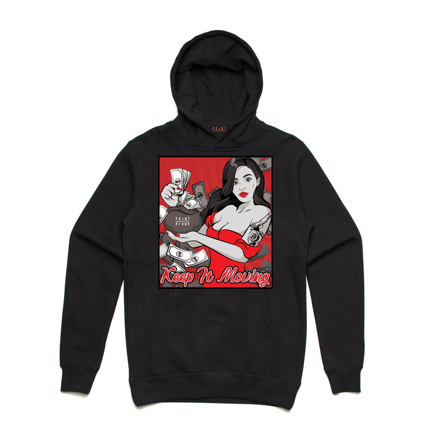 Keep It Moving Pop Art Hoodie