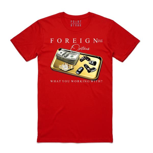 Foreign Options T-Shirt - Red