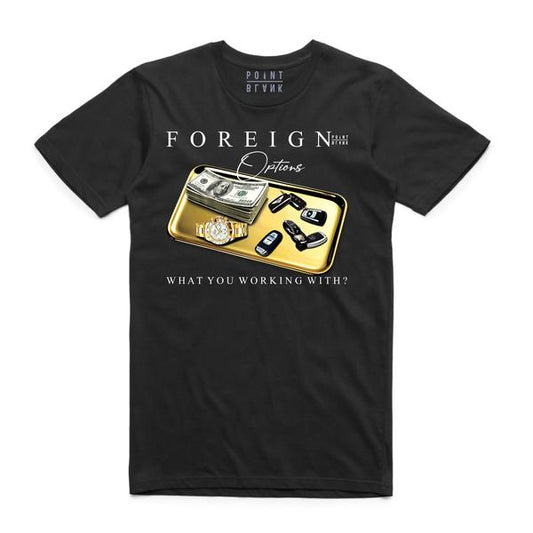 Foreign Options T-Shirt - Black