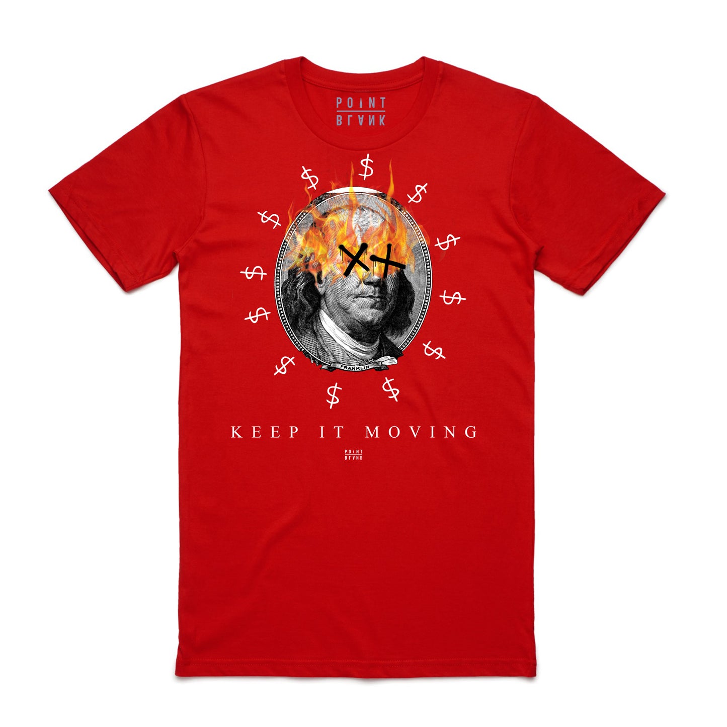 Keep It Moving Benjamin T-Shirt - Red