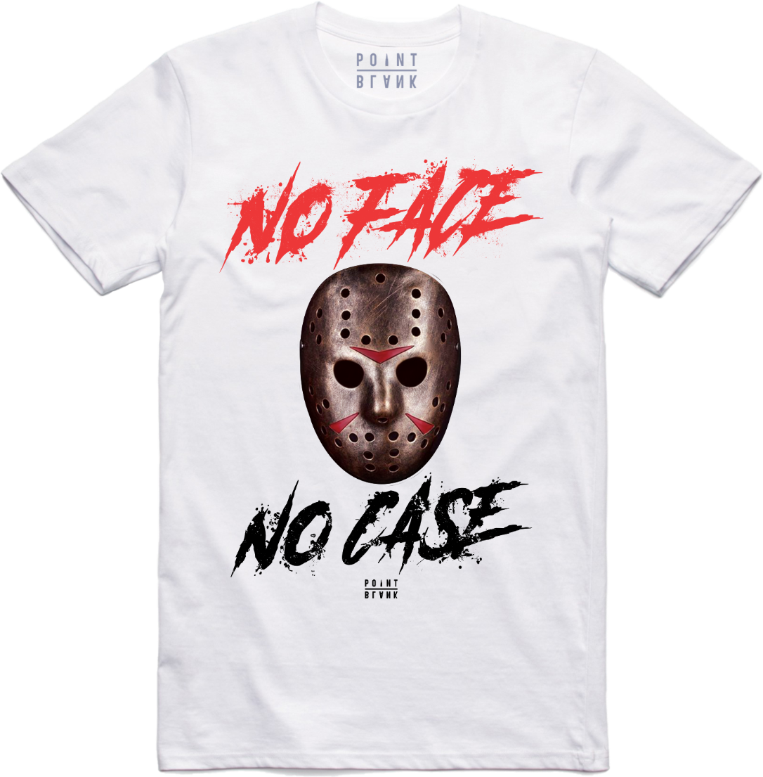 No Face No Case T-Shirt - White