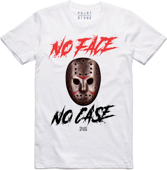 No Face No Case T-Shirt - White