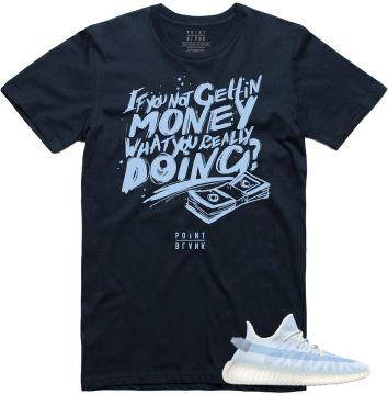 Get Money T-Shirt - Navy Blue / Ice