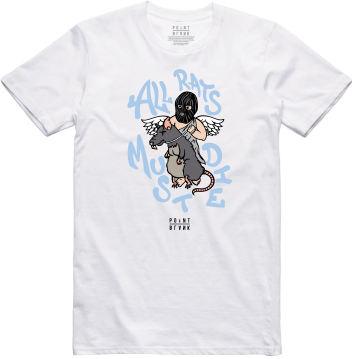 All Rats Must Die T-Shirt - White / Ice